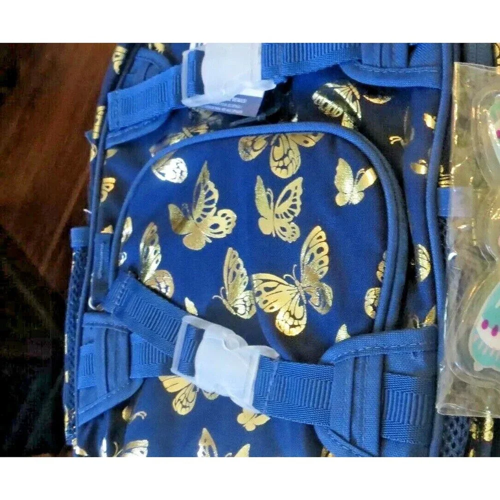 Pottery barn School LARGE BACKPACK +LUNCH BOX+WATER Rainbow Bag set 🌈